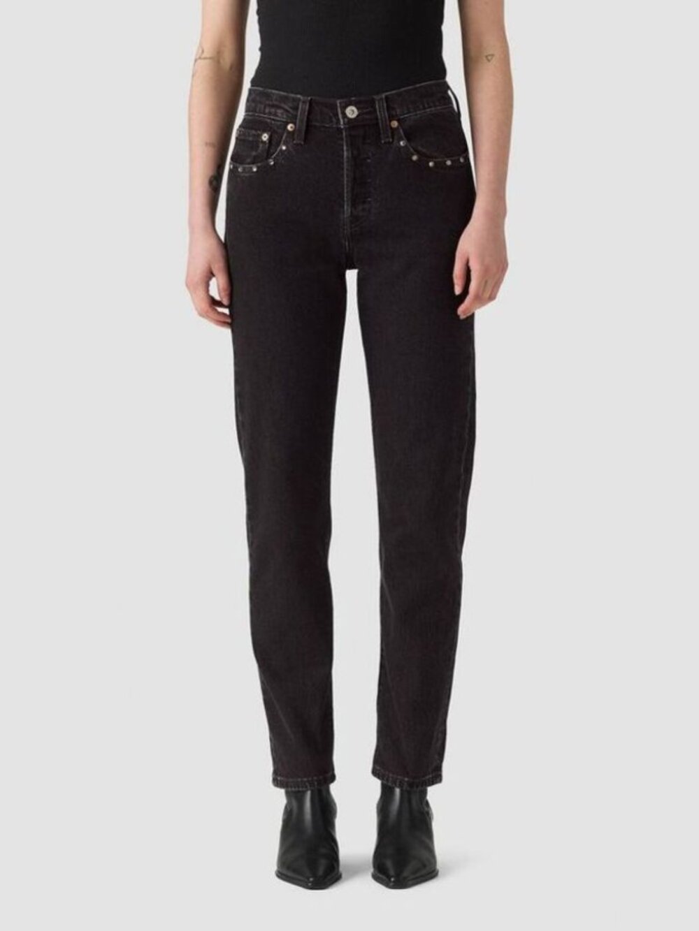 Levi’s Women’s 501 Original Jeans La La Levi’s Black Size 30 High Rise Straight